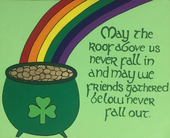 Customizable St Patrick S Day Canvas Painting Etsy