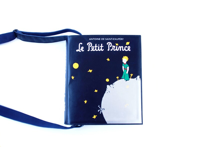 The Little Prince Book Purse Le Petite Prince Leather Book Bag | Etsy