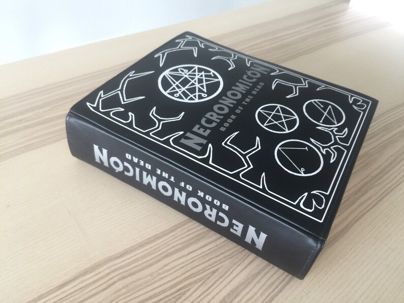 Necronomicon Leather Book Purse Necronomicon Book Bag