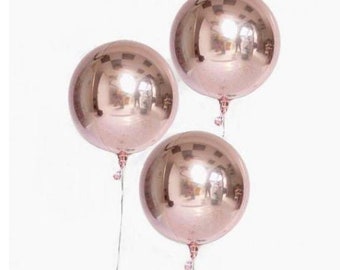Rose Gold Balloon Etsy