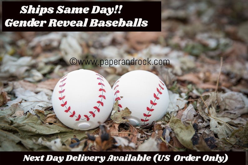 Baseball Gender Reveal Party Idea Ideas Ball Ships Same Day