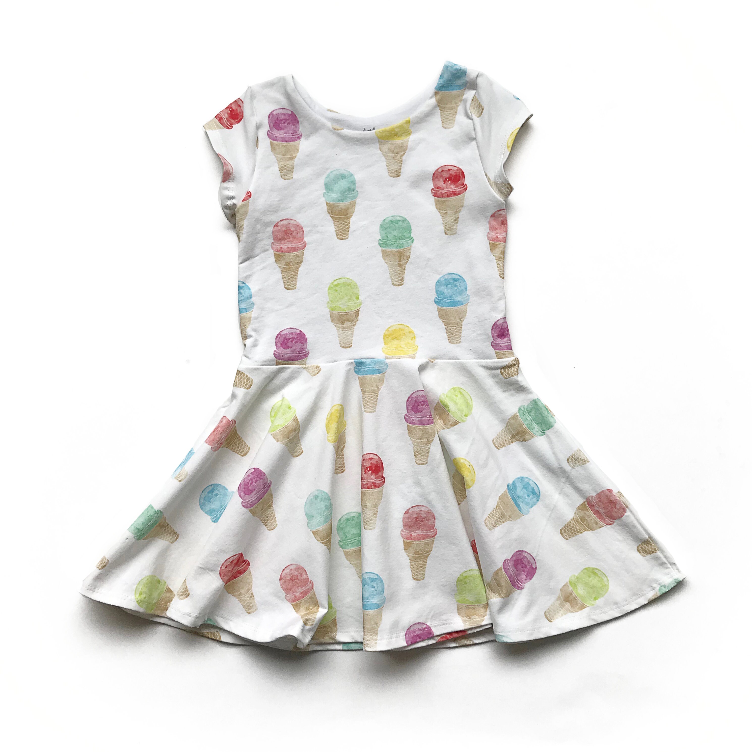 Ice Cream Twirl Dress Toddler Twirl Dress Little Girl Dress Etsy