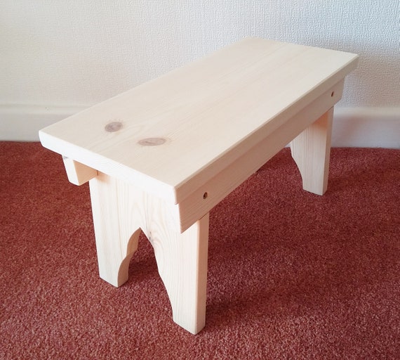 childrens wooden stool