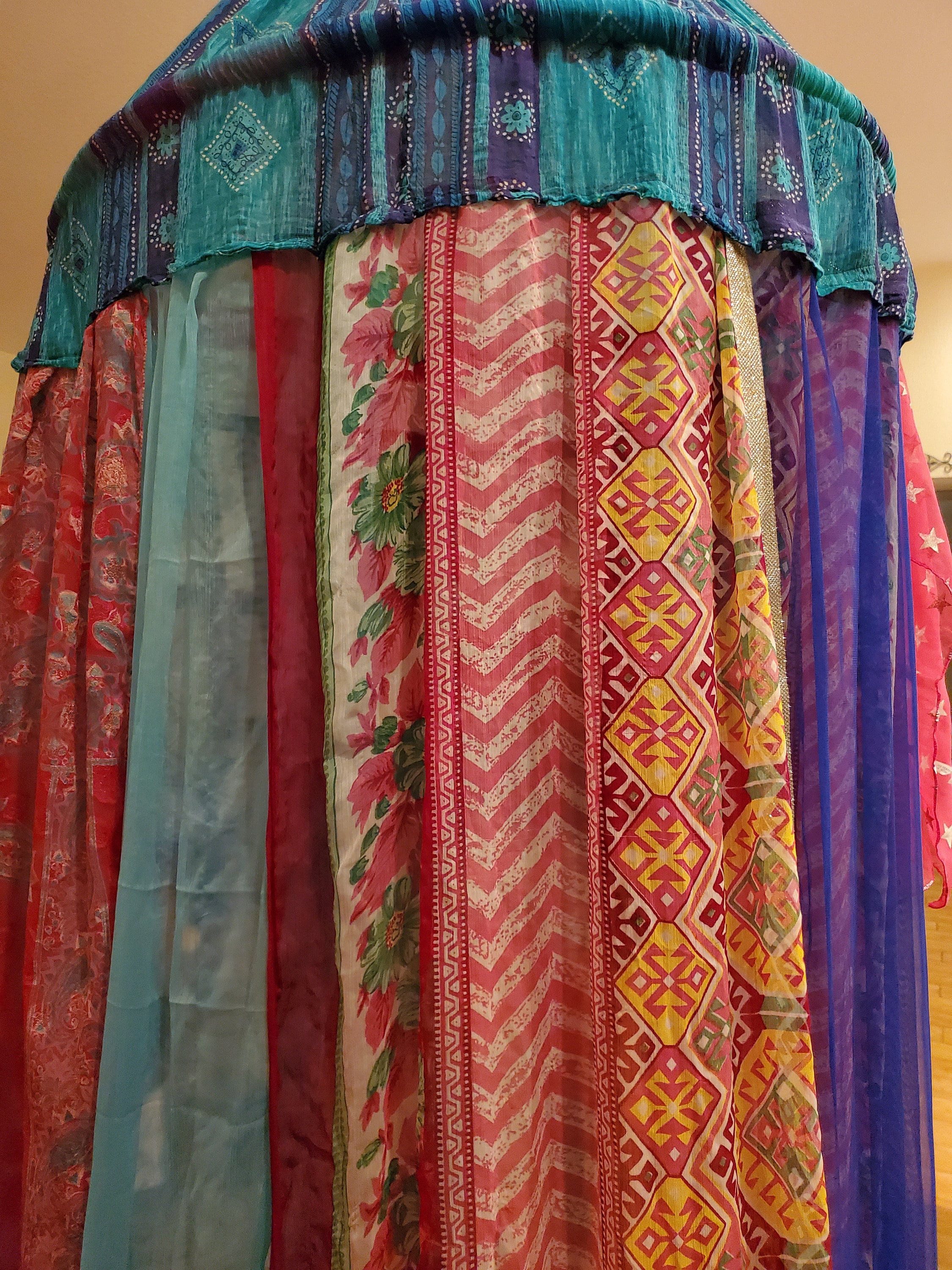 boho hanging tent, meditation tent, bed canopy, boho decor, baldachin