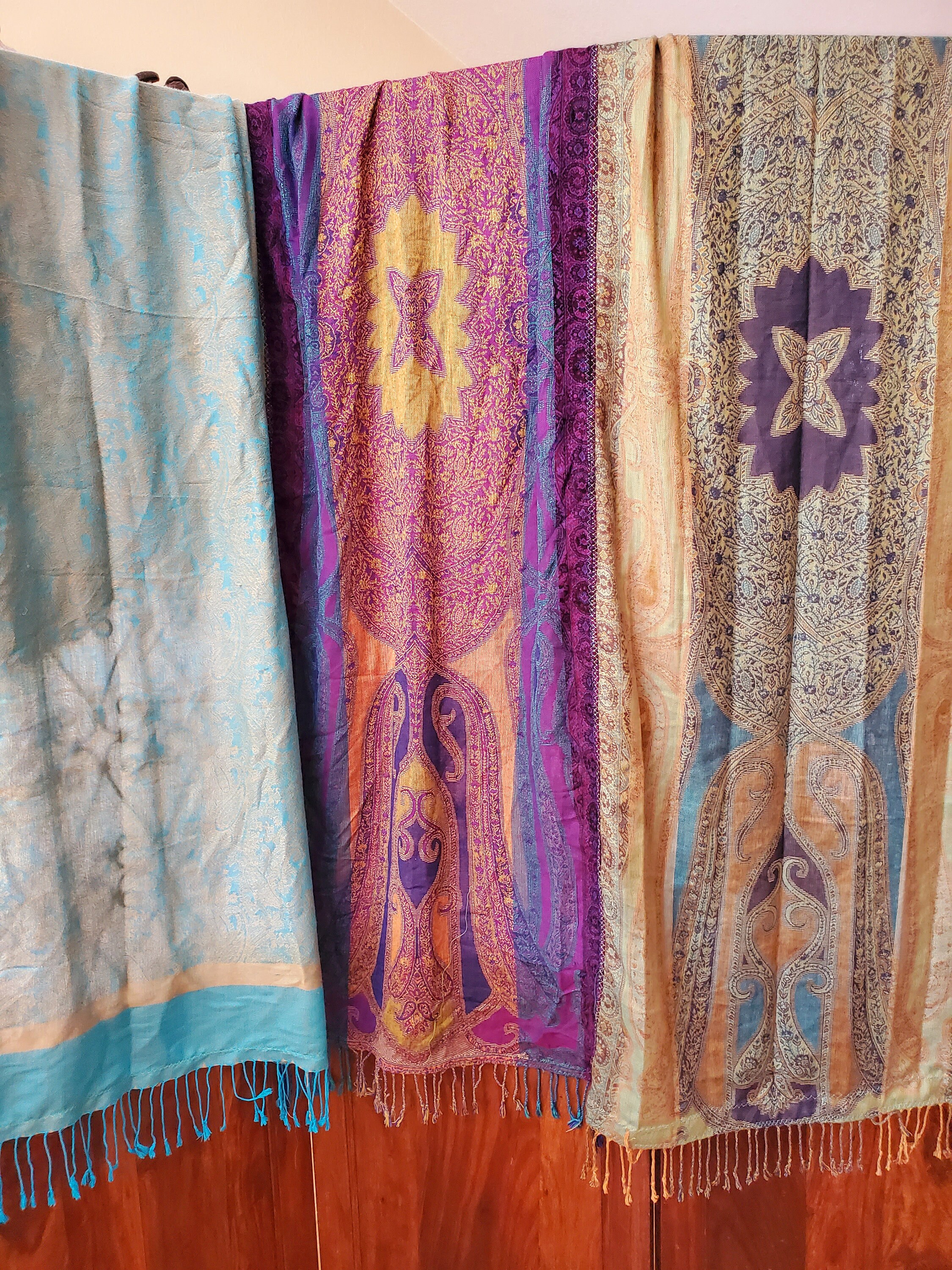 Gypsy Throw, Boho Blanket, Boho Throw, Pashmina Throw, Shawl, Bed Cover