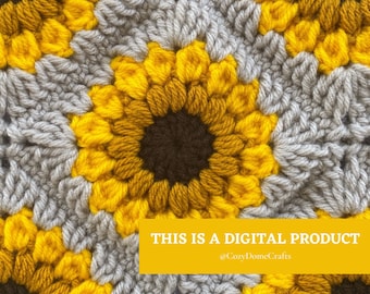 Shine and Dandy Granny Square | crochet pattern