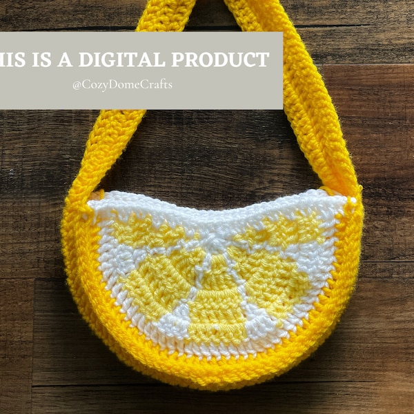 Squeeze the Day Shoulder Bag | CROCHET PATTERN