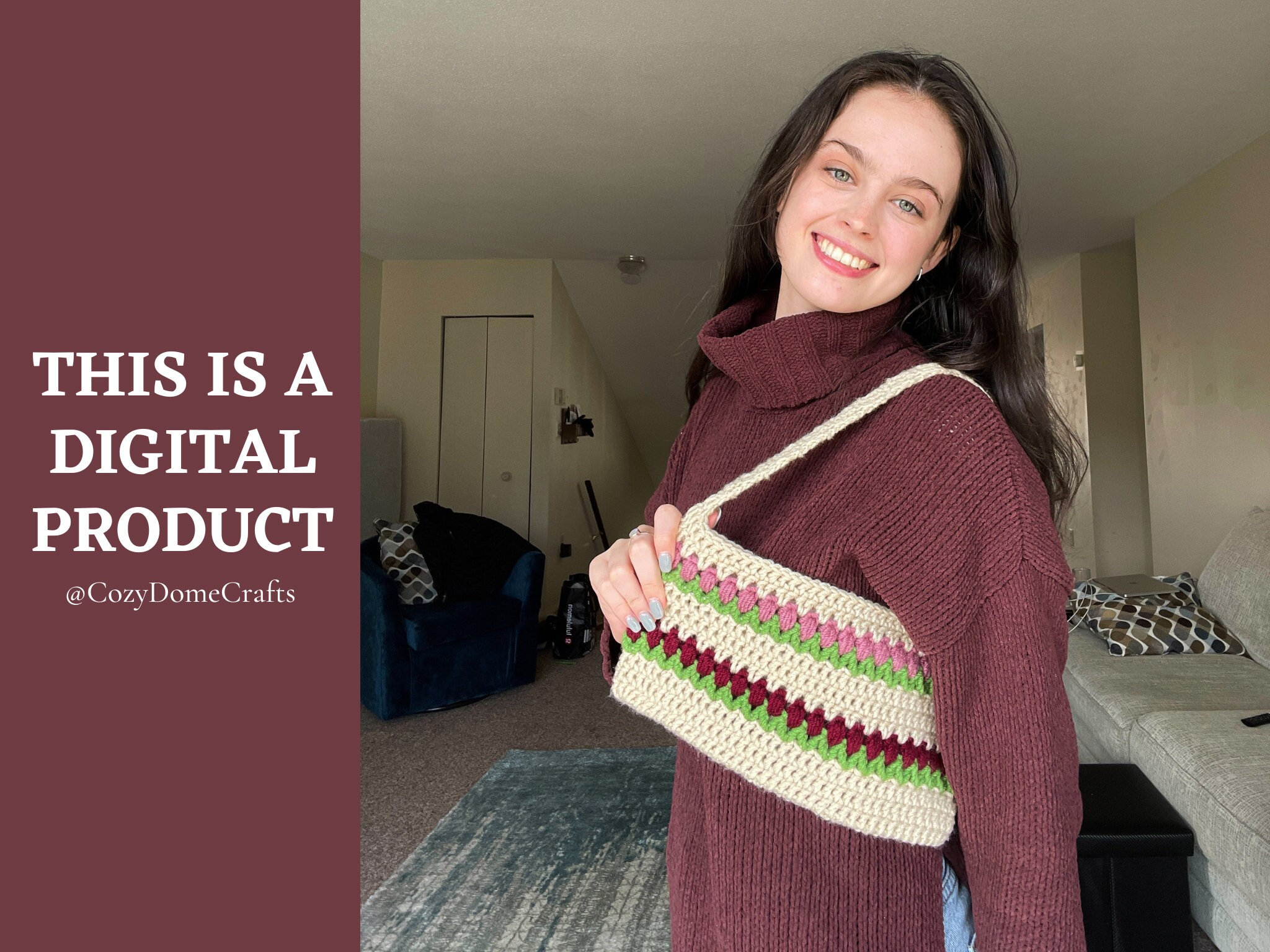 Best Buds Tulip Shoulder Bag Crochet Pattern