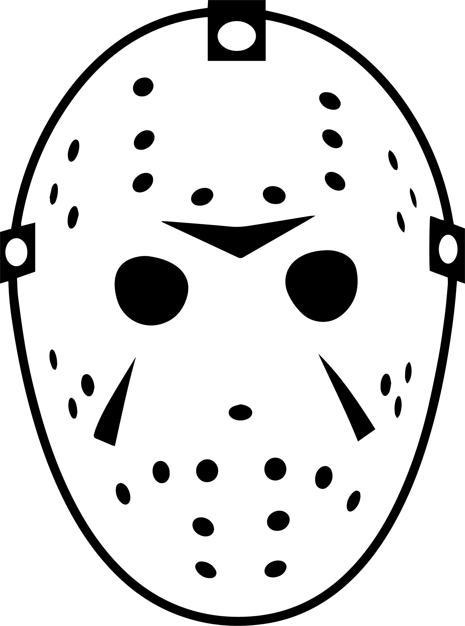 Jason Mask Friday the 13th Movie SVG cut file digital download | Etsy