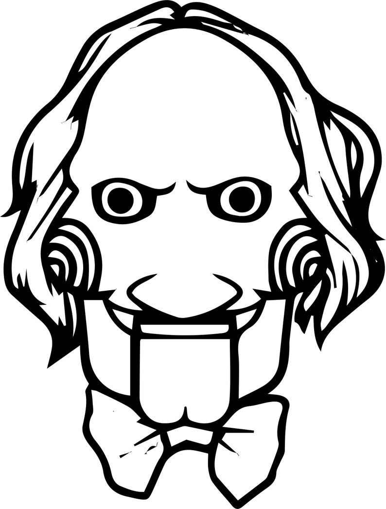 JIGSAW SAW MOVIE Svg Cut File Digital Download Etsy