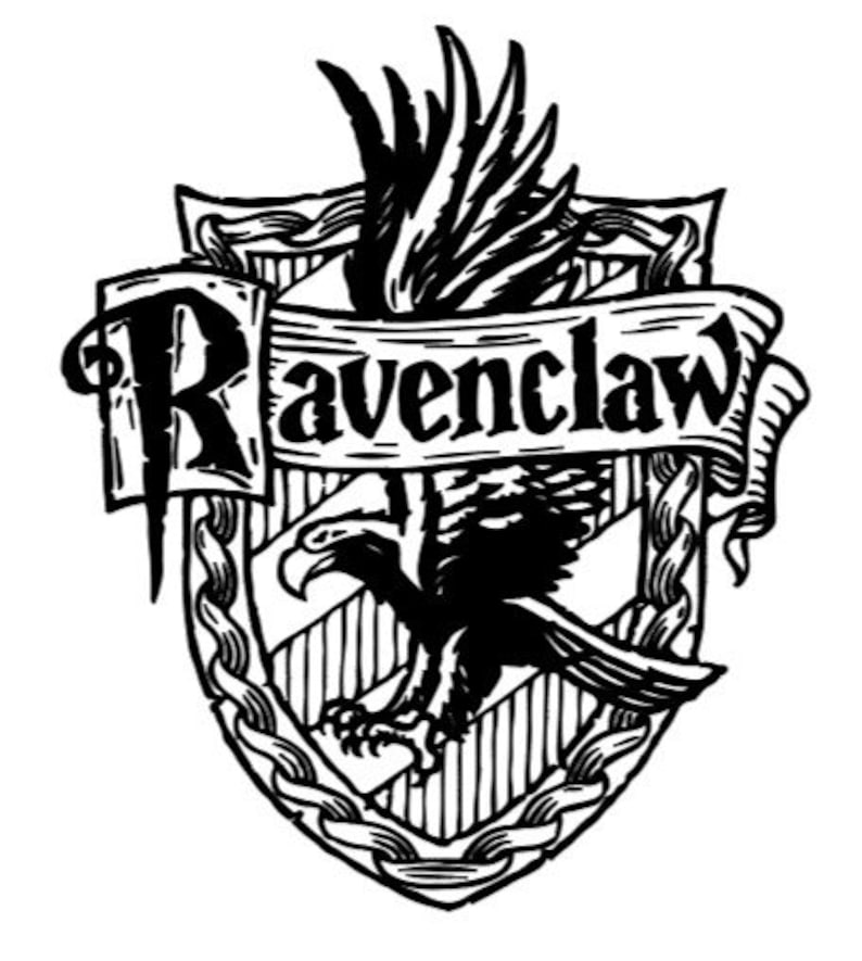 Download Harry Potter Ravenclaw House Crest SVG | Etsy