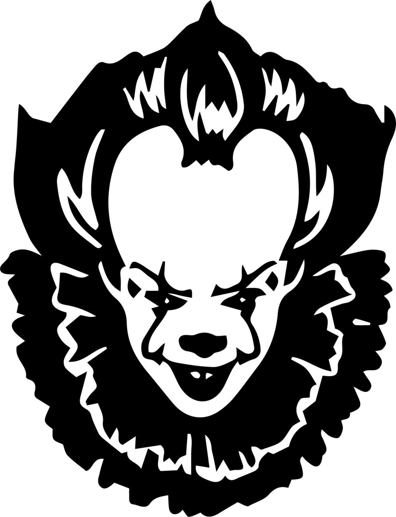 Pennywise SVG cut file digital download | Etsy