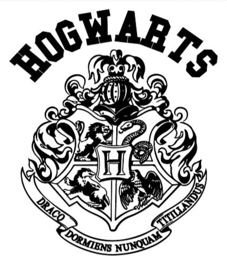 Harry Potter Hogwarts 2 Crest SVG | Etsy
