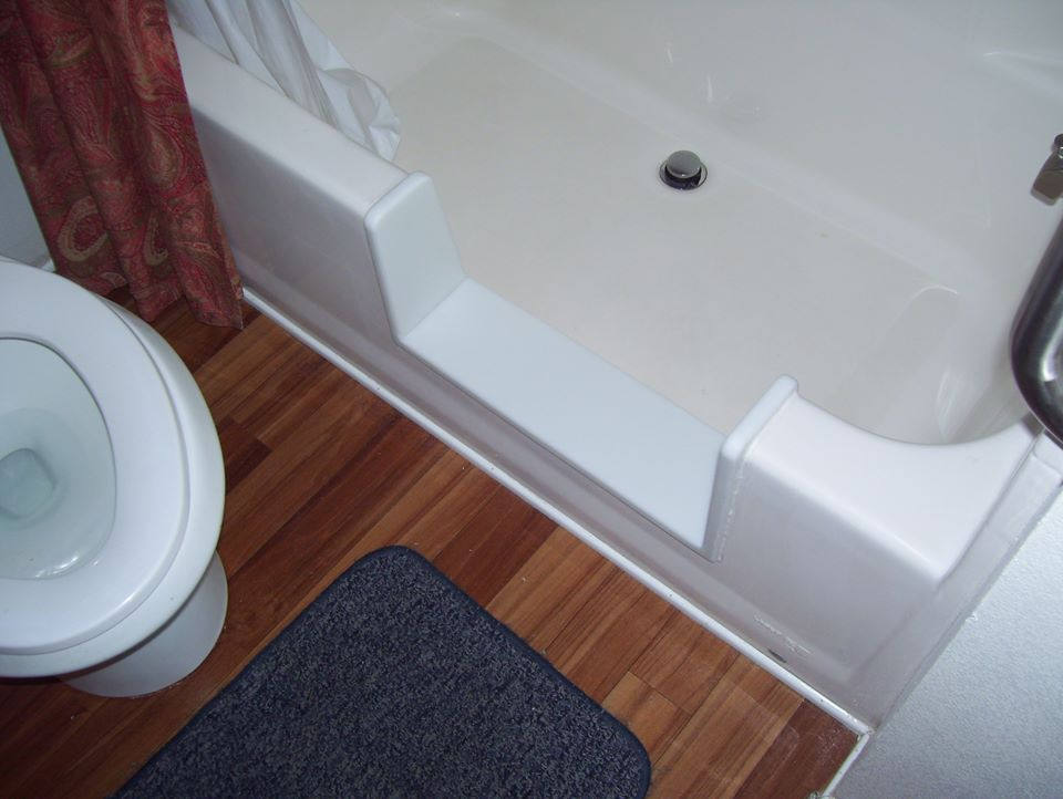 Custom GARDEN TUB Bathtub to Walk-In Shower Conversion Kit ...