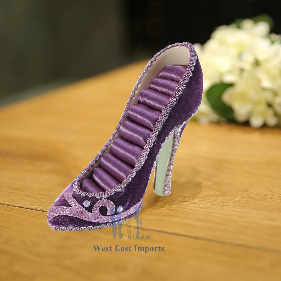 Fashion Jewelry Shoe Ring Holder Storage High Heel Display Etsy