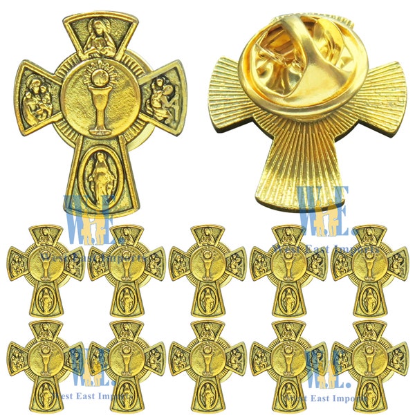 First Communion Pins  Favors for Guest Chalice design