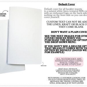 The image is a plain white notebook cover with a blank front side.