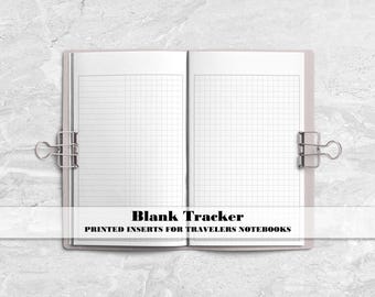 Habit Tracker for Traveler's Notebook - Printed Travelers Notebook Insert