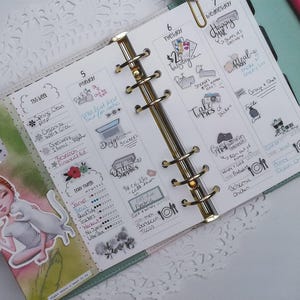 Medication Tracker Stickers for your Planner - Supplement Tracker - Vitamin Tracker - Planner Stickers - Functional Planner Stickers image 6
