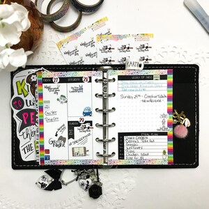 Medication Tracker Stickers for your Planner - Supplement Tracker - Vitamin Tracker - Planner Stickers - Functional Planner Stickers image 7