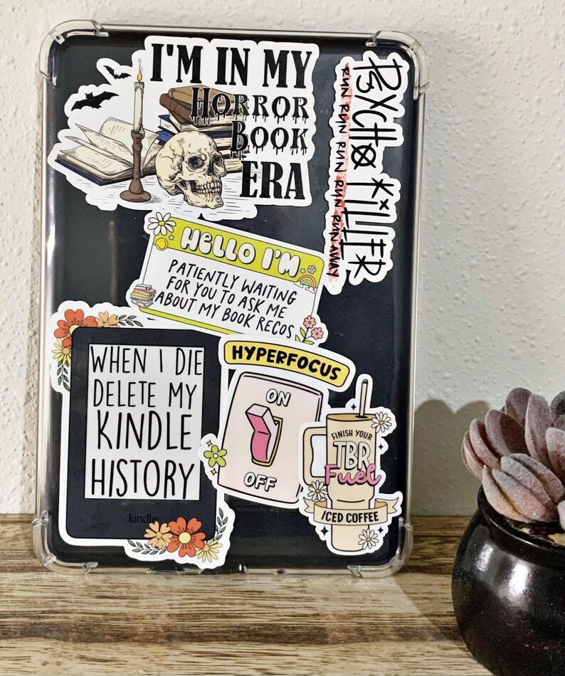 Audiobook Enthusiast - Multitasking - Laminated waterproof vinyl sticker - Matte - Glossy - Holographic image 6