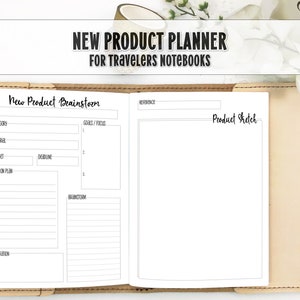 Product Planner Insert for Travelers Notebook