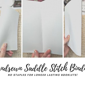 Handsew Saddle Stitch Binding