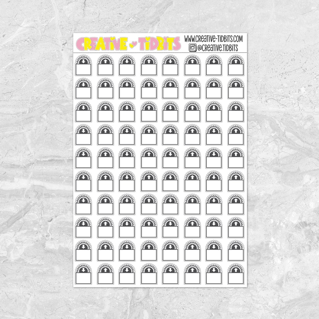 Sunrise and Sunset Tracking Stickers Functional Planner - Etsy