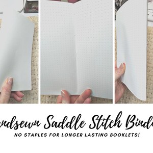 Handsew Saddle Stitch Binding