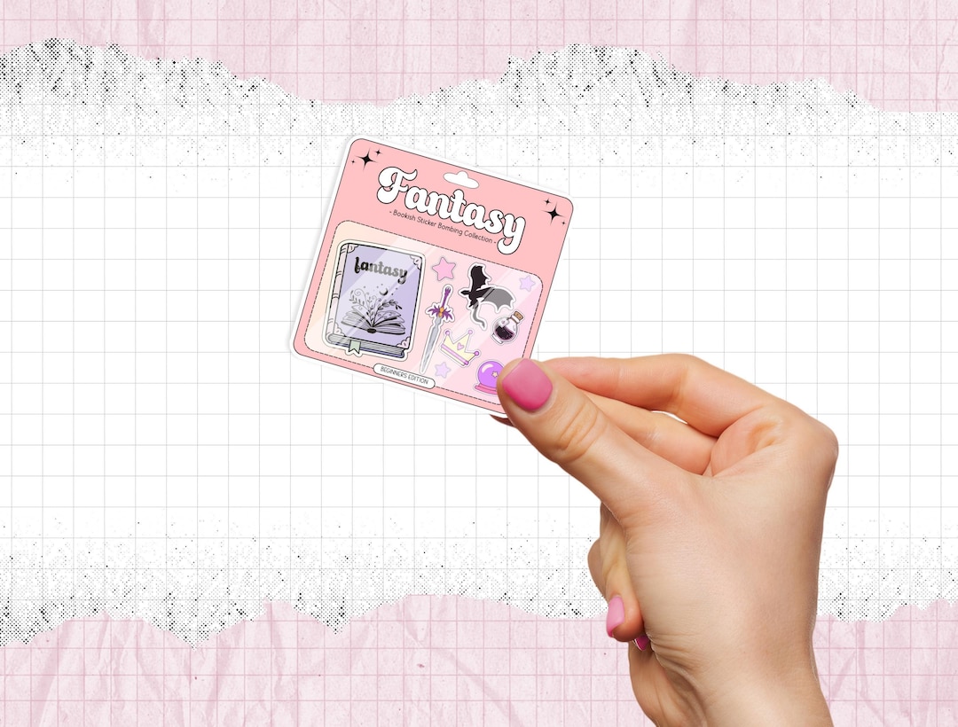 Beginner Sticker Fantasy Beginners Sticker Collection - Laminated Waterproof Vinyl ...