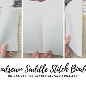 Handsew Saddle Stitch Binding