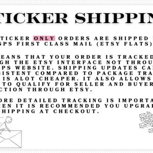 a sticker shipping sticker with instructions on how to use it