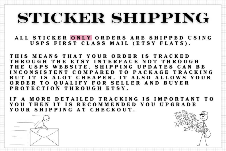 a sticker shipping sticker with instructions on how to use it