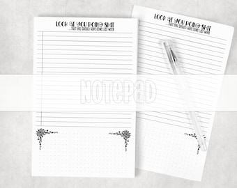 Half Letter To Do List Tear Away Notepad