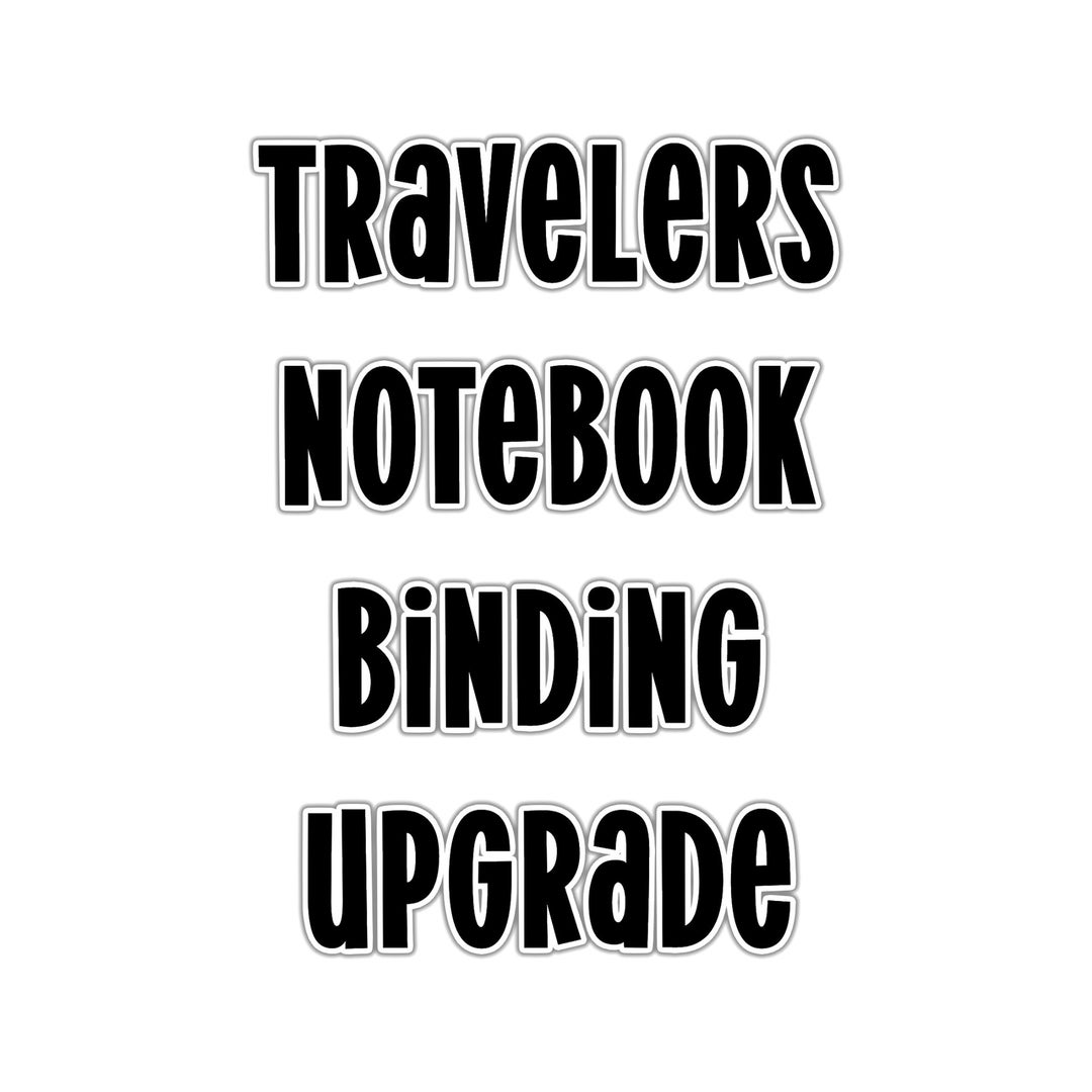 Travelers Notebook Binding Upgrade to Saddle Stitched With Waxed Thread