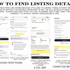 The image is a collage of various images, including a close-up of a product, a product description, and a list of item details. The image does not contain any text that can be described in more than one sentence.