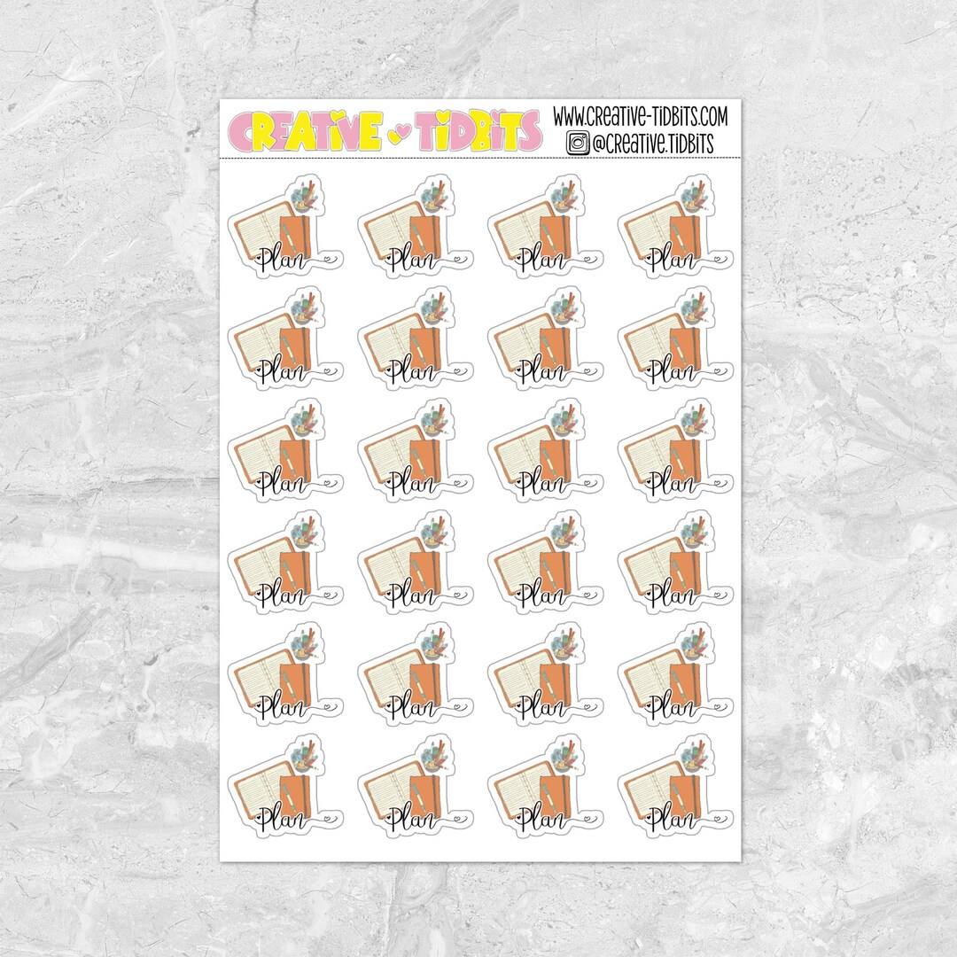 Planner Stickers Plan in Your Bujo Stickers Bujo Planner - Etsy