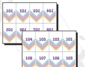 Printable: Live Facebook Sales Reverse Numbers 1-500 Mirror - Etsy