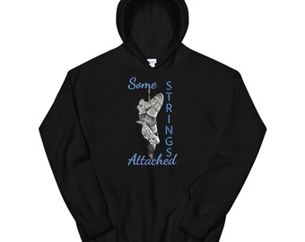 Men's Some Strings Attached Hoodie - Black
