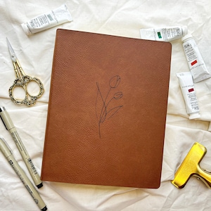 Custom NIV Journaling Bibel - mit Faux Leder Cover | Lasergravierte Bibel aus Kunstleder