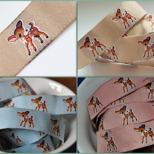 Baby Hert Bambi Retro Kitsch jacquard lint