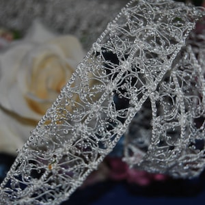 Ivory Vintage Style Guipure Lace. Choice of 2&quot;, 1.5&quot; or 1&quot; ,Bridal, Romantic, Wedding,  Floristry, Trims,   Decorating