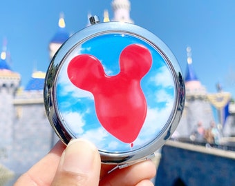 Mouse Head Balloon Compact Mirror - US Shipping Included