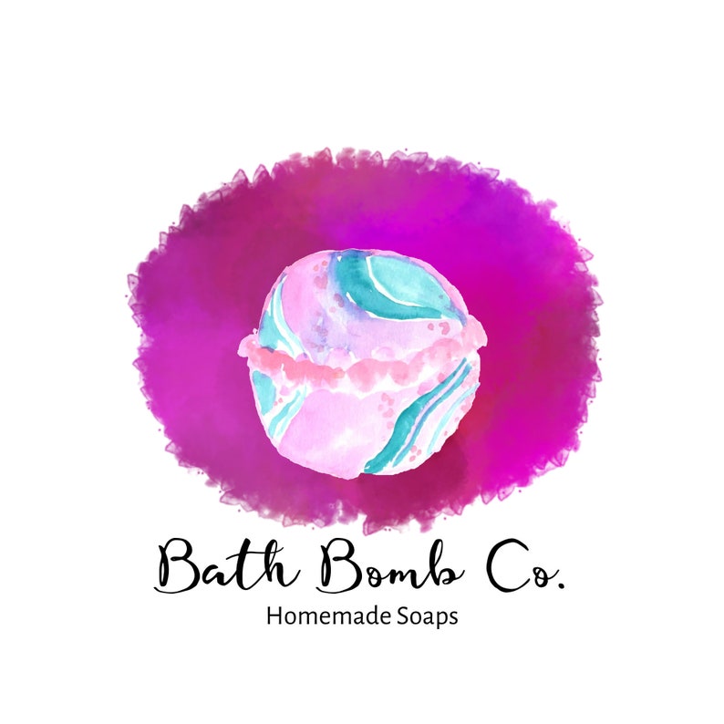 Bath Bomb Logo Bath Company Boutique Logo Soap Logo Etsy