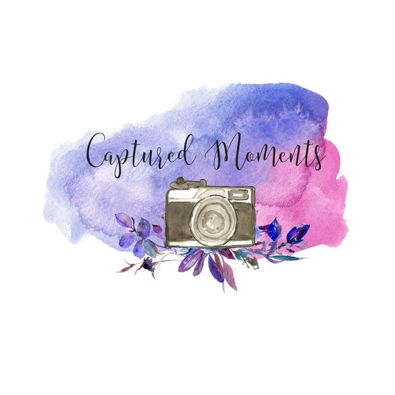 Premade Logo Photography Logo Camera Logo Purple Logo Etsy Premade Logo Photography Logo Camera Logo Purple Logo Etsy