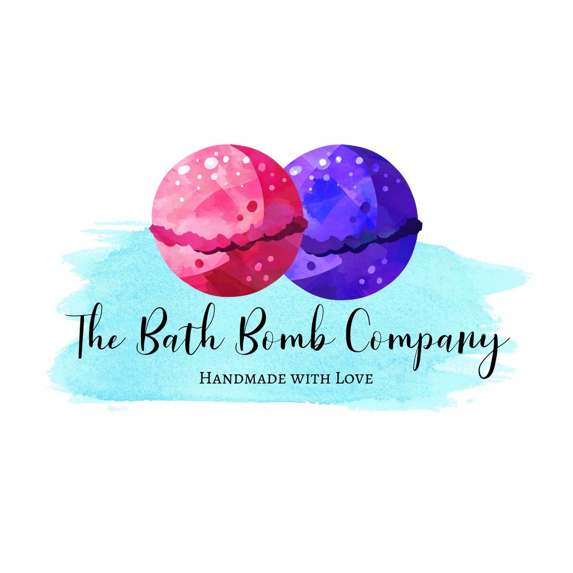 Bath Bomb Logo Bath Company Boutique Logo Soap Logo Custom | Etsy