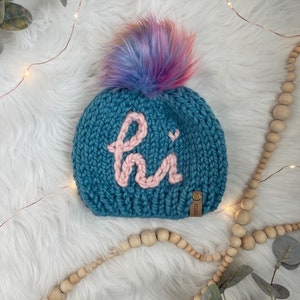 0-3 Month Color Block Hat - Accessories- Winter Hat