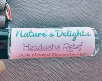 Essential Oil Aromatherapy Roller for Headaches