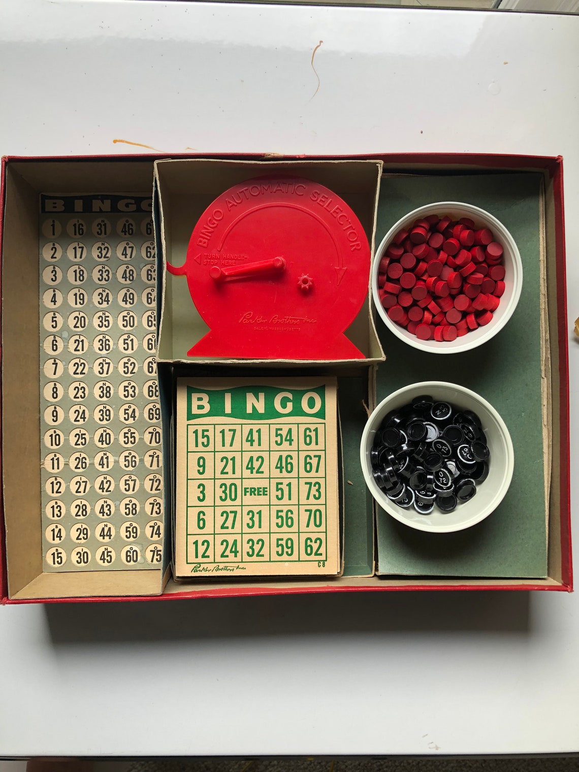 Vintage Bingo Game with Original Bingo Cards Etsy