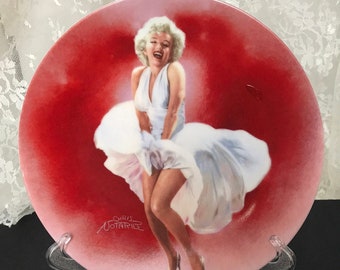 1990 Marilyn Monroe in the Seven Year Itch Collector's Plate 8.25" Diameter